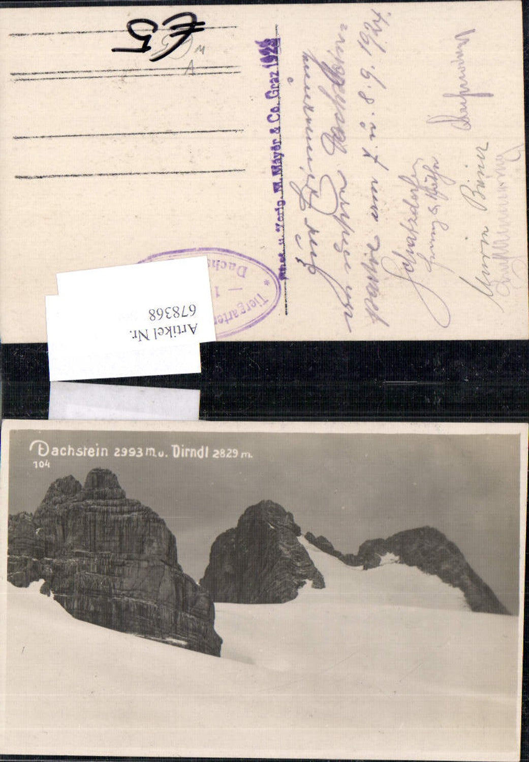 Alte Ansichtskarte – Old Postcard