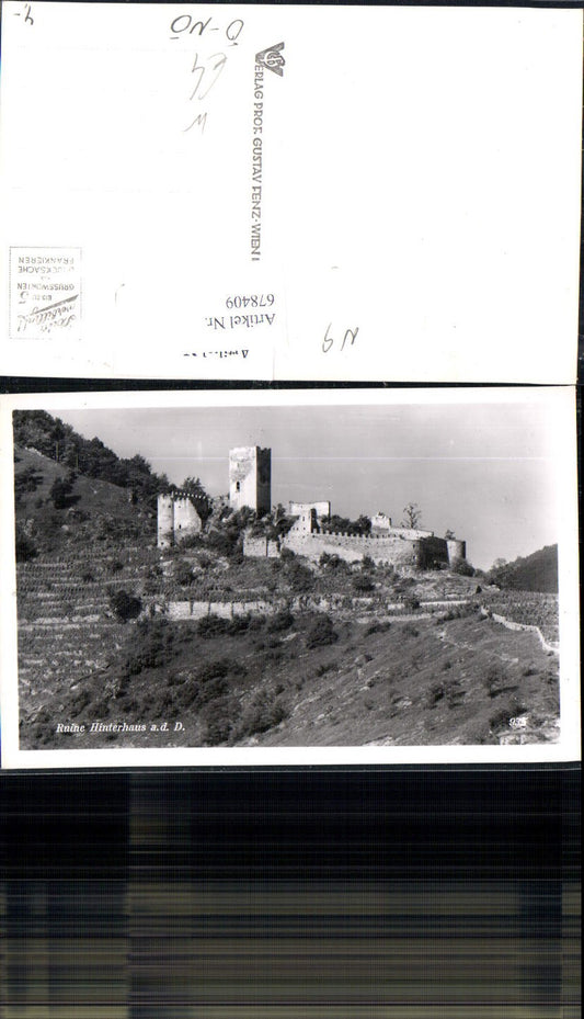 678409 Ruine Hinterhaus an der Donau bei Spitz