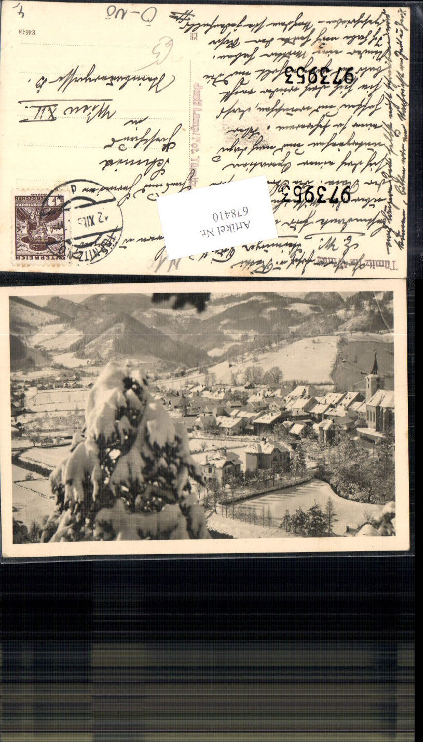 678410 Türnitz im Winter pub Fotograf Justl Lampl