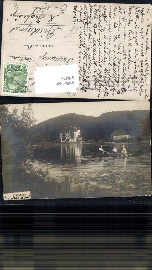 678428 Foto-AK Erlaufsee b. Mariazell Maria Zell Mitterbach Haus Villa
