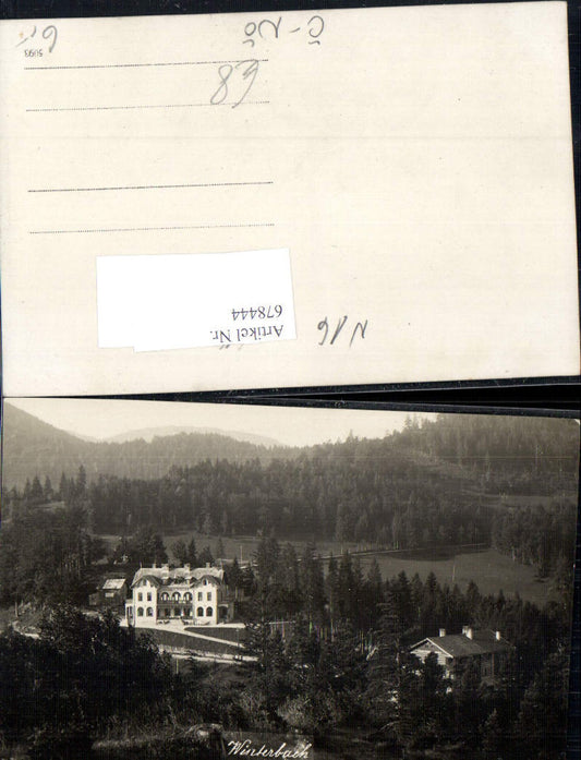 678444 Foto-AK Winterbach b. St. Anton an der Jeßnitz