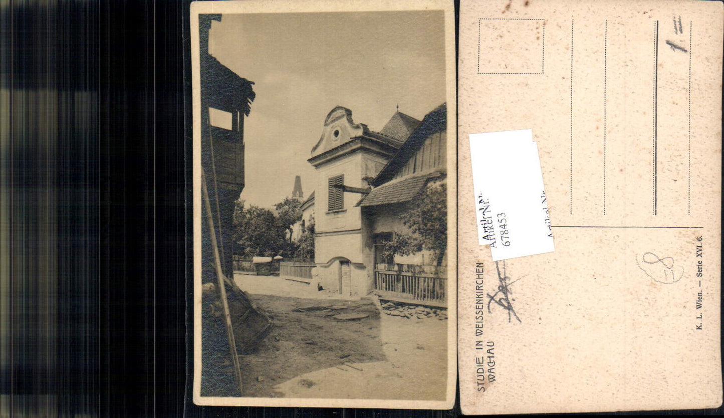 678453 Studie in Weissenkirchen in der Wachau pub Kilophot K.L. Ser. XVI. 6.