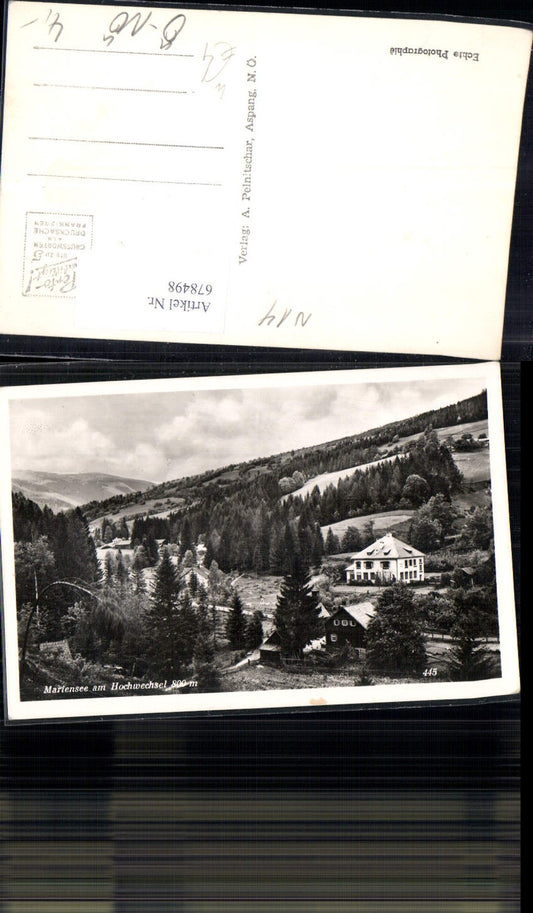 678498 Mariensee am Hochwechsel Mönichwald