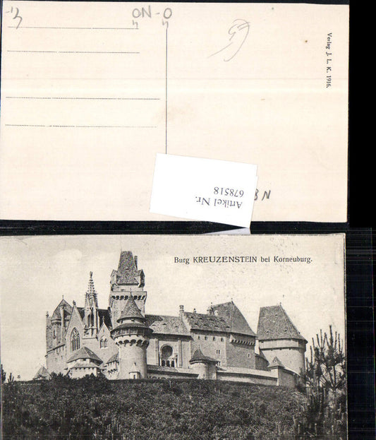 678518 Kreuzenstein b. Leobendorf Korneuburg Burg