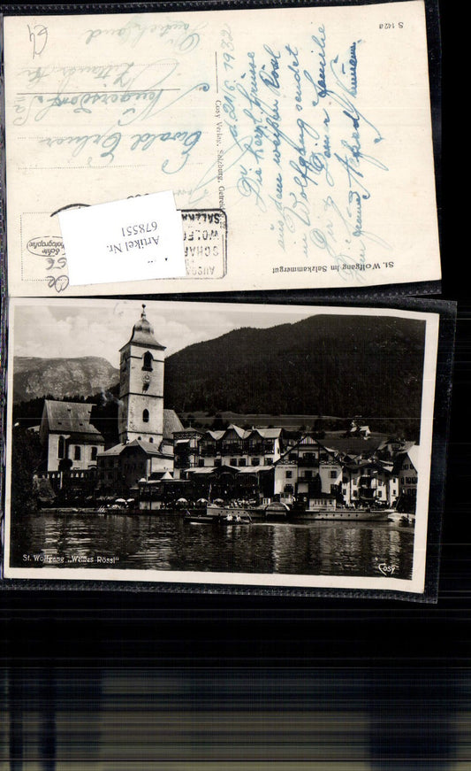 678551 St. Wolfgang am Wolfgangsee Weisses Rössl Dampfer Kaiser Franz Josef