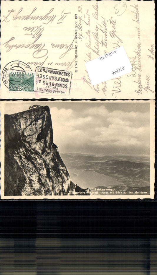 678606 Schafberg b. St. Wolfgang am Wolfgangsee Mondsee Hotel pub Brandt 5182