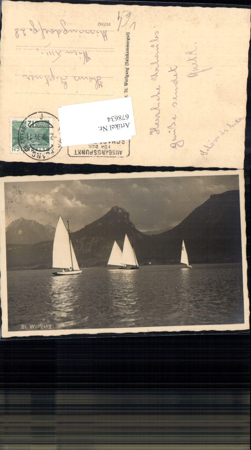 678634 St. Wolfgang am Wolfgangsee Segelboot Segelschiff pub Foto Gastberger