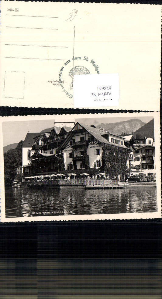 678641 St. Wolfgang am Wolfgangsee Weisses Rössl Detail
