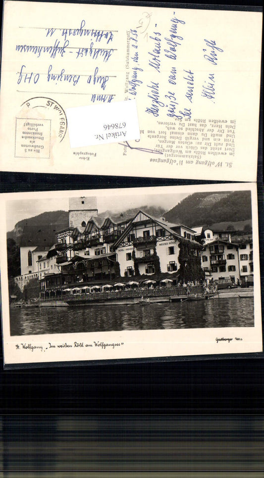 678646 St. Wolfgang am Wolfgangsee Weisses Rössl pub Foto Gastberger 166a