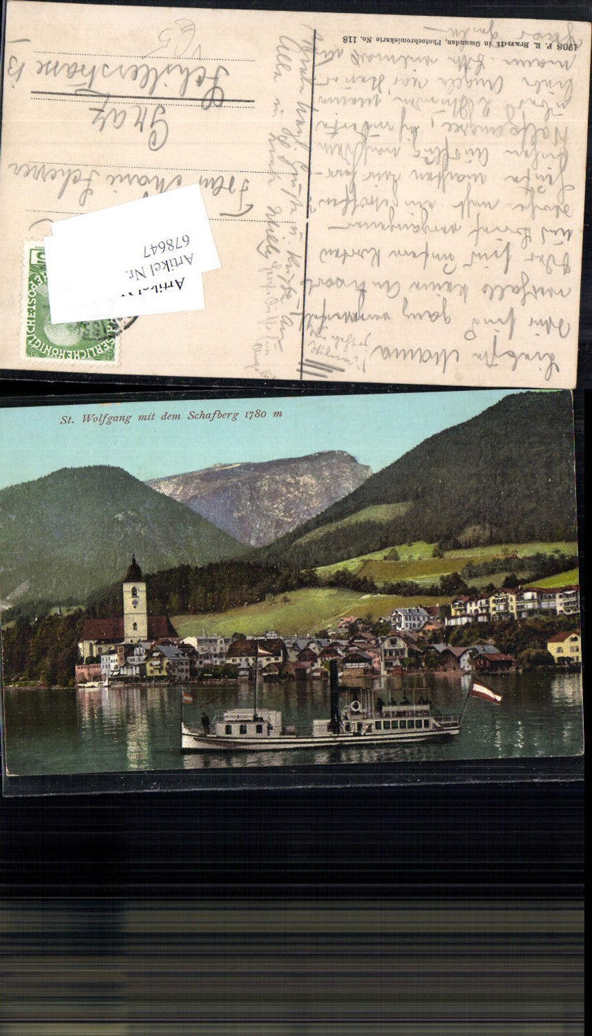 678647 St. Wolfgang am Wolfgangsee Dampfer pub Brandt 118