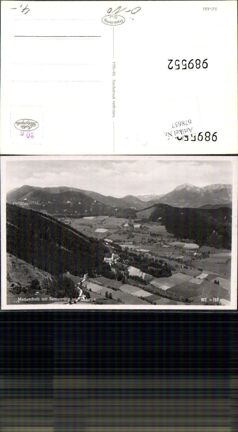 678657 Maria Schutz am Semmering Schottwien