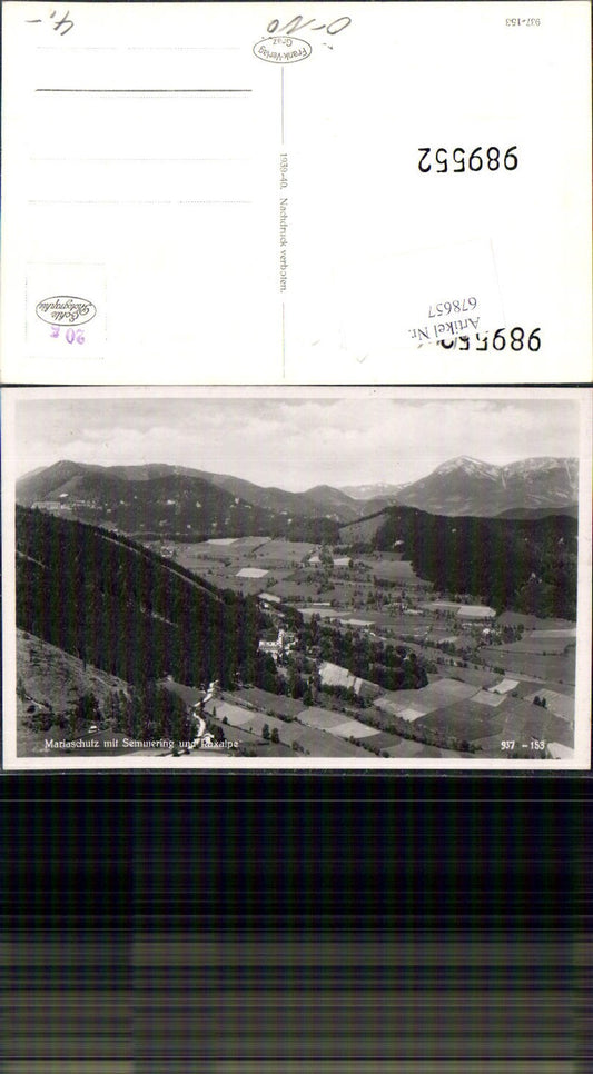 678657 Maria Schutz am Semmering Schottwien