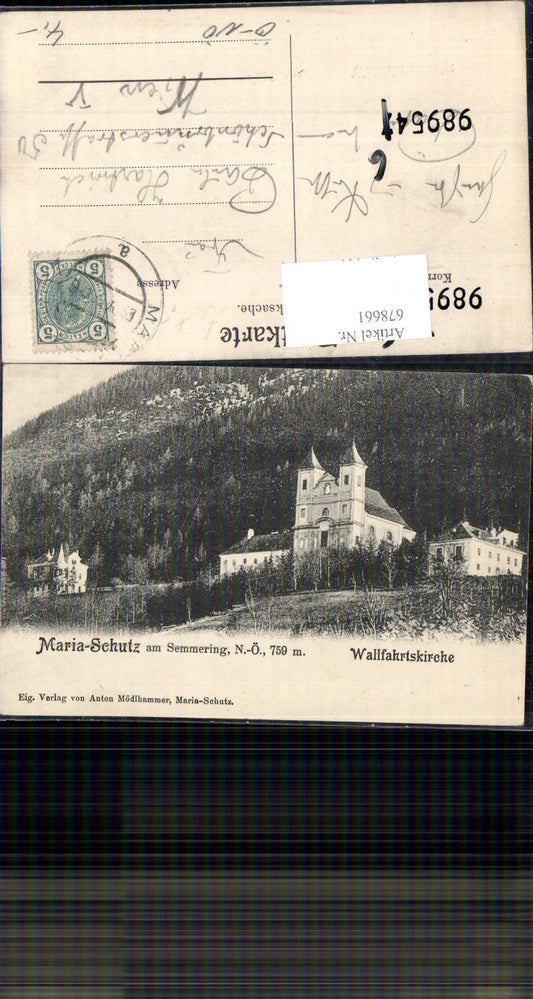 678661 Maria Schutz am Semmering Schottwien