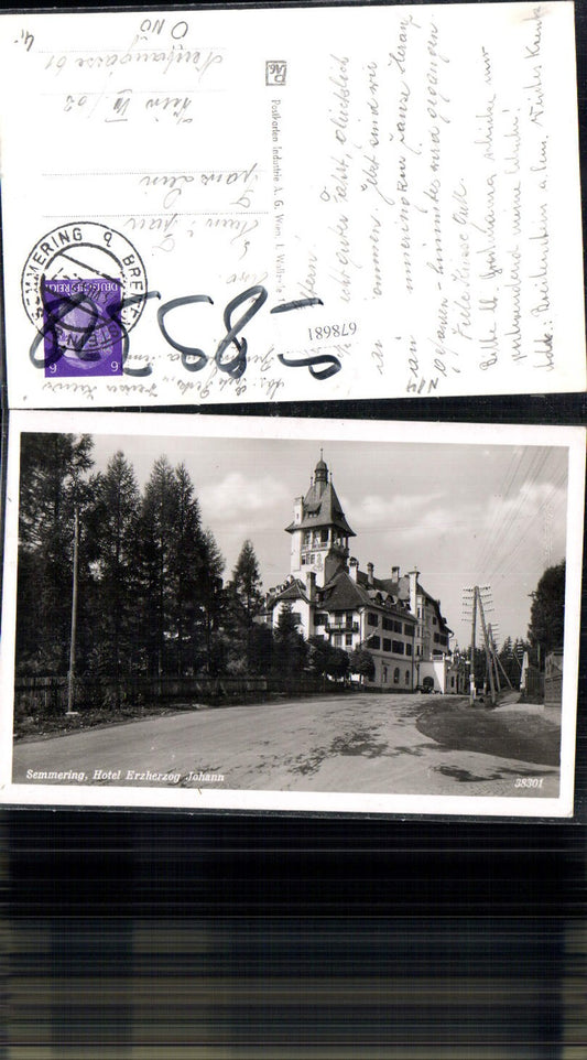678681 Semmering Hotel Erzherzog Johann