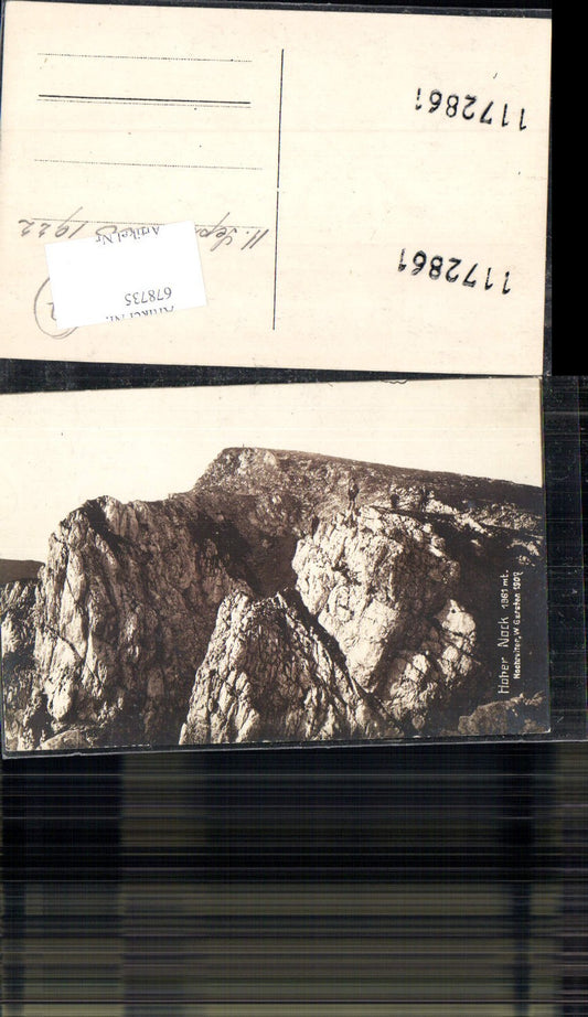 678735 seltene Foto-AK Hoher Nock b. Molln Rosenau Roßleithen am Hengstpass pub Hochreiter