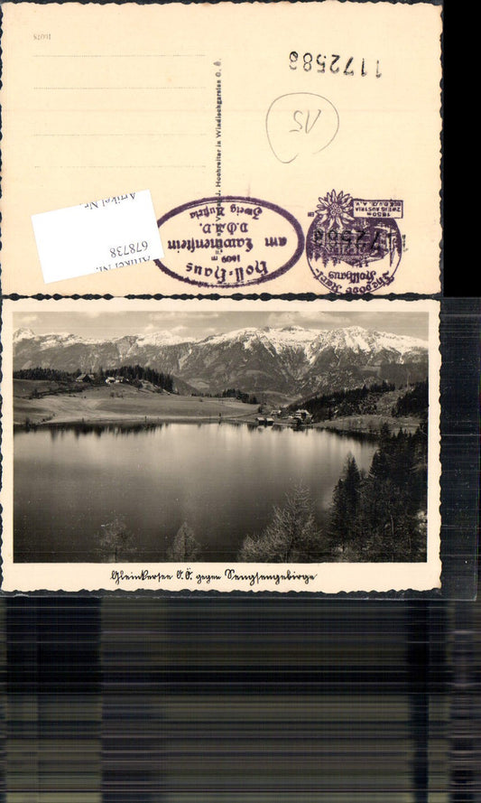 678738 Gleinkersee b. Spital am Pyhrn Windischgarsten pub Hochreiter