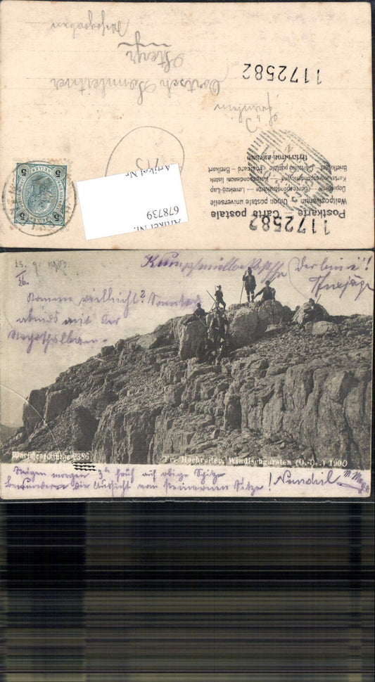 Foto-AK Warscheneckspitze Molln Spital am Pyhrn Roßleithen Windischgarsten pub Hochreiter 1903