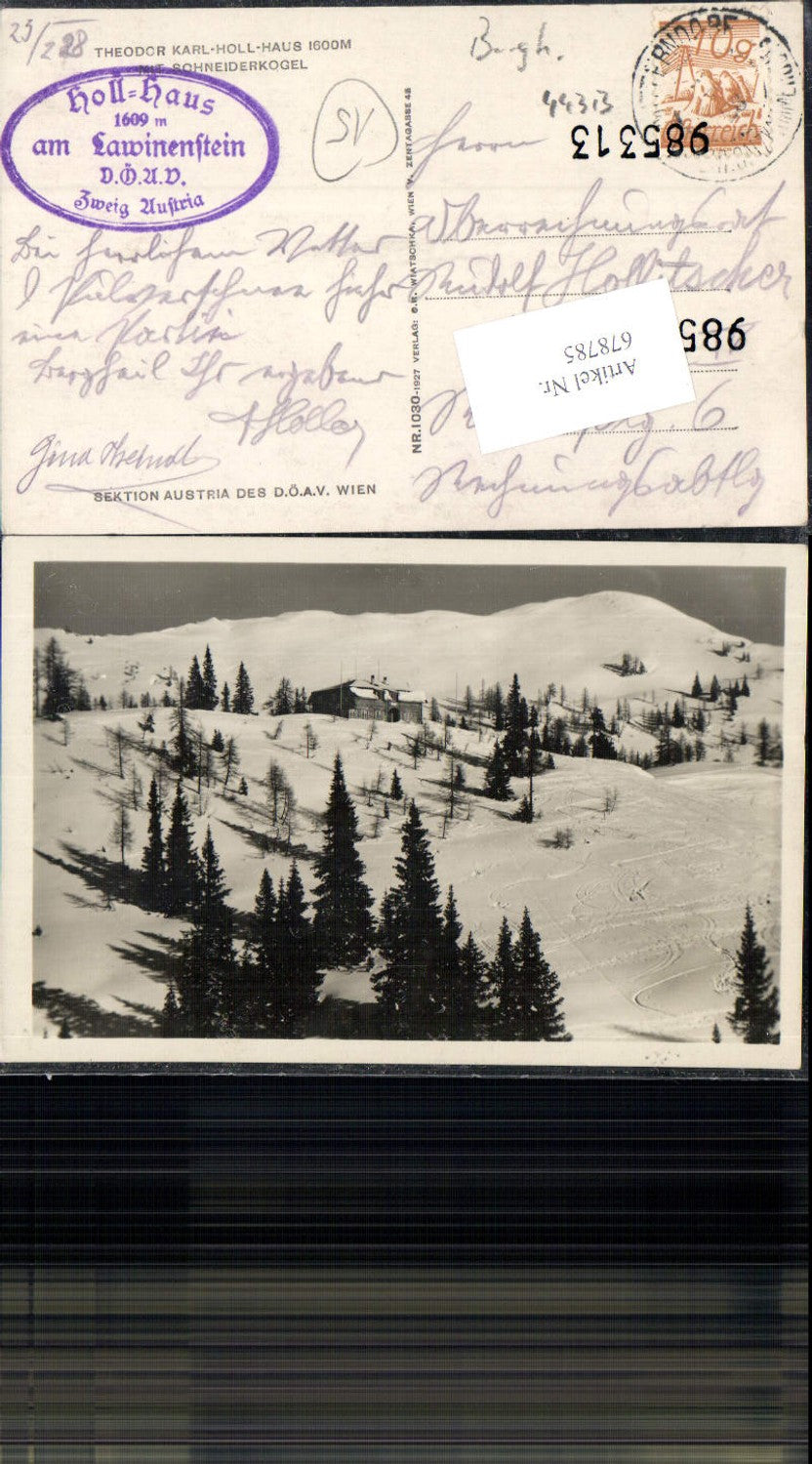 Alte Ansichtskarte – Old Postcard