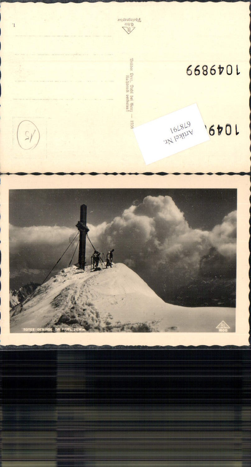 678791 Großer Priel Gipfel Gipfelkreuz b. Hinterstoder