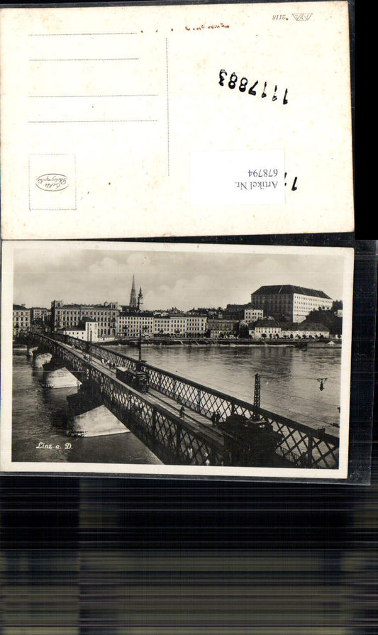 678794 Linz an der Donau Brücke m. Urfahr
