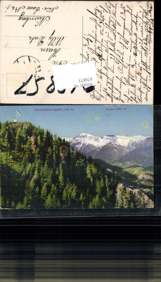 678873 Sonnwendstein Rax Maria Schutz am Semmering Schottwien