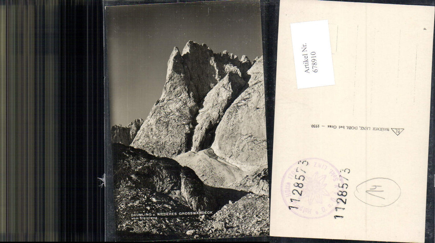 678910 Däumling Grosswandeck Steiglweg Dachstein b. Gosau