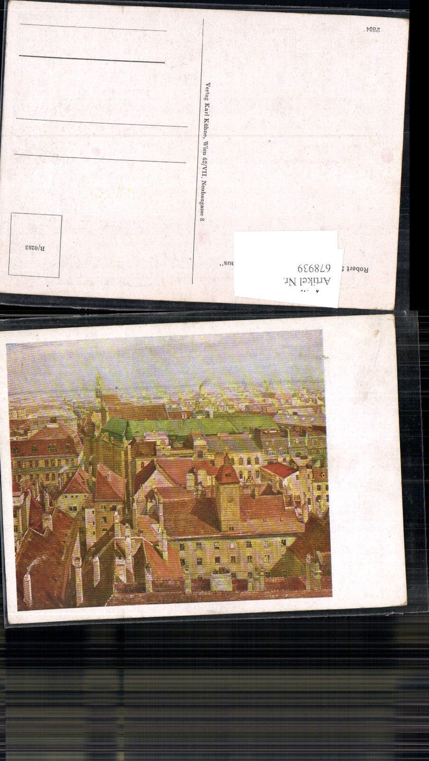 678939 Künstler AK Wiener Künstlerhaus 2804 Robert Streit Wien Hochhaus