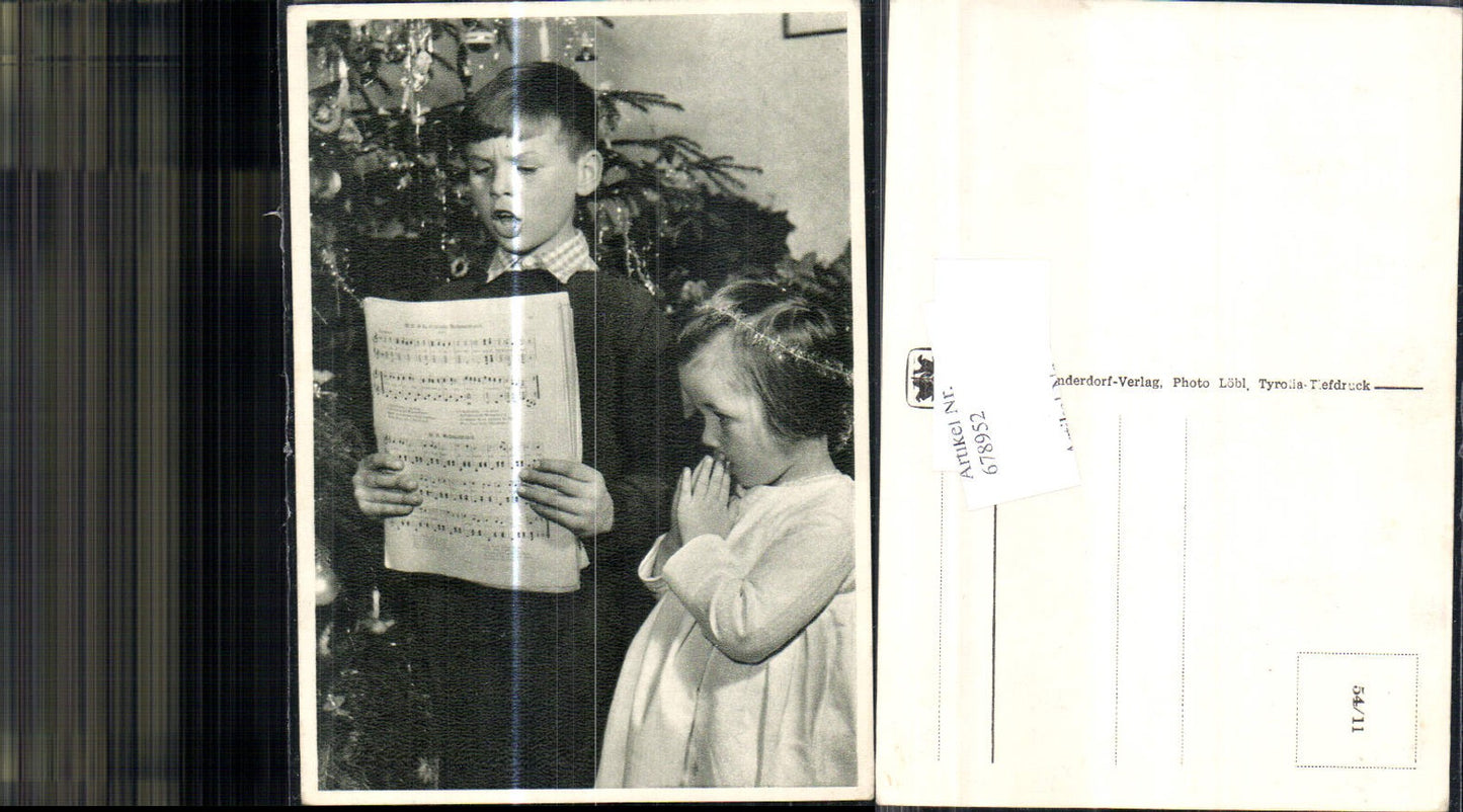 678952 Children Christmas Children sing Sheet music