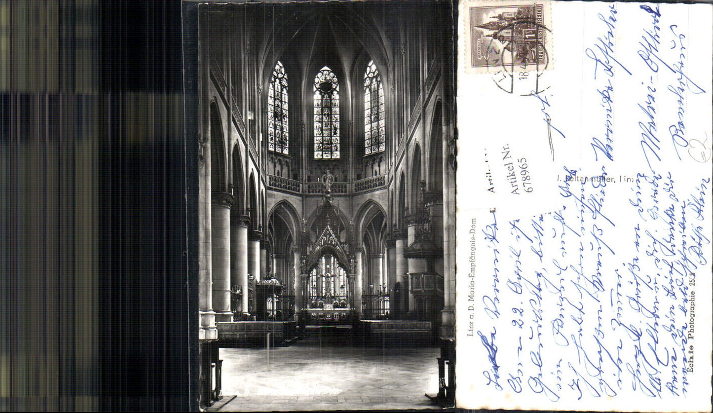 678965 Linz on the Danube Cathedral Interior