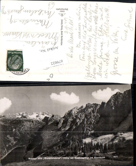 679022 Gablonzerhütte bei Gosau Gosaukamm Dachstein