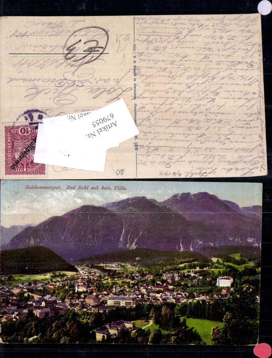 679055 Bad Ischl m. Kaiserlichen Villa