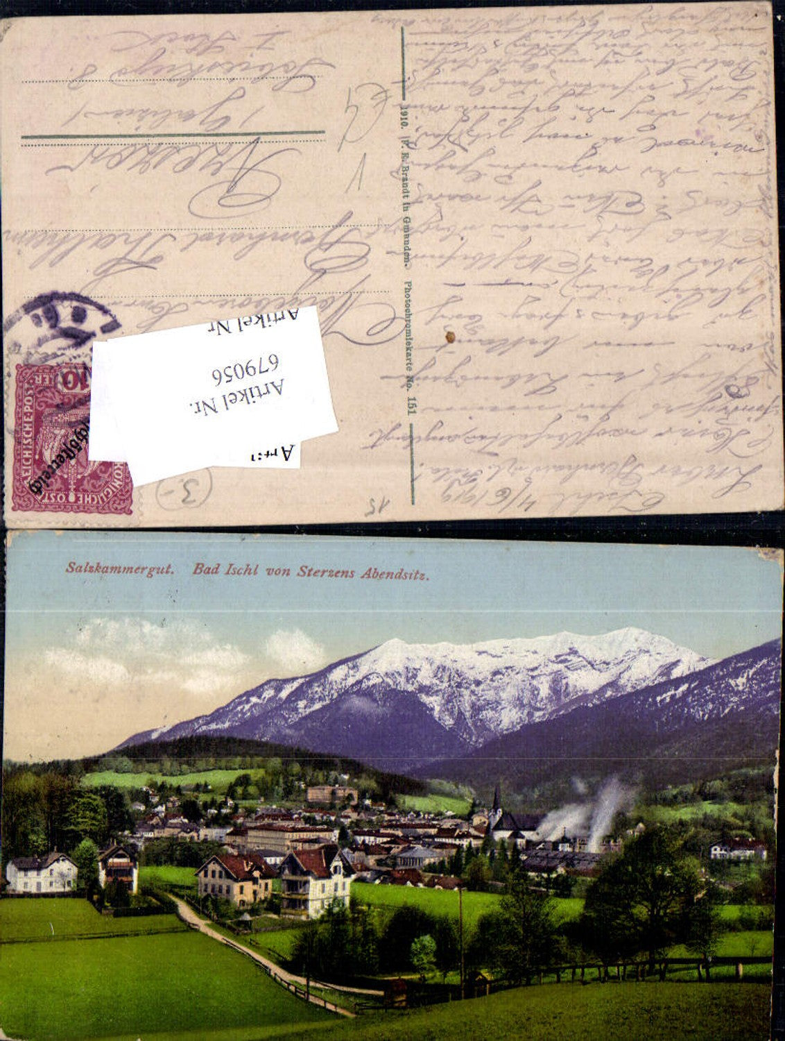 679056 Bad Ischl von Sterzens Abendsitz