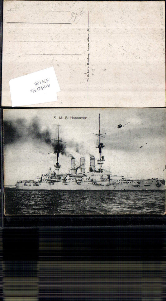 679106 S. M. S. Hannover Kriegsschiff Kriegsmarine Marine Schiff