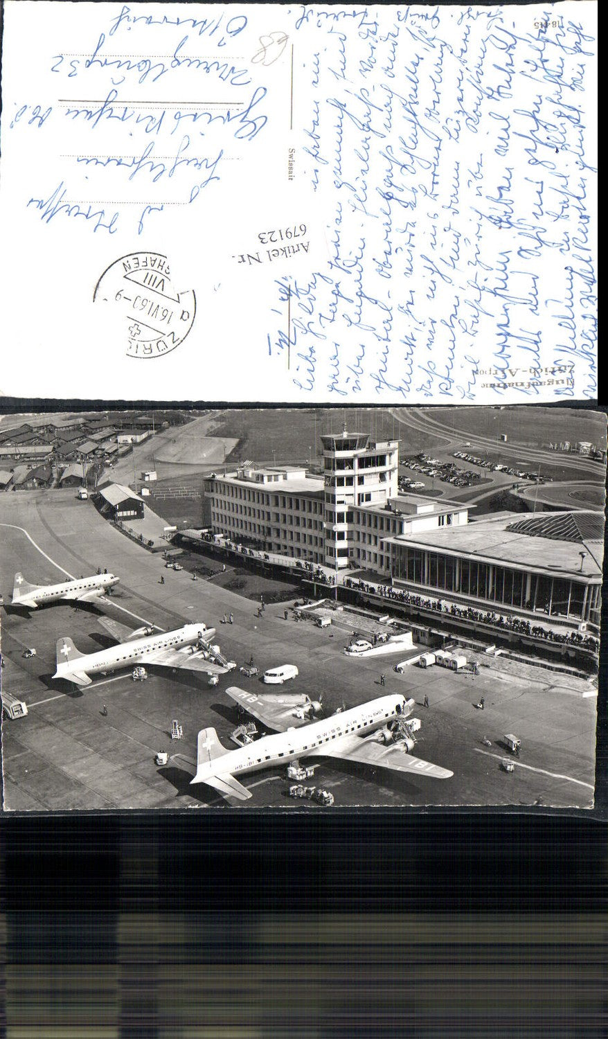 679123 Zürich Flughafen Flugzeuge Swiss Air Kloten