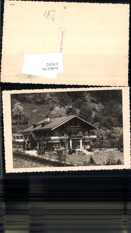 679192 tolle Foto-AK Unken Lofer Pension