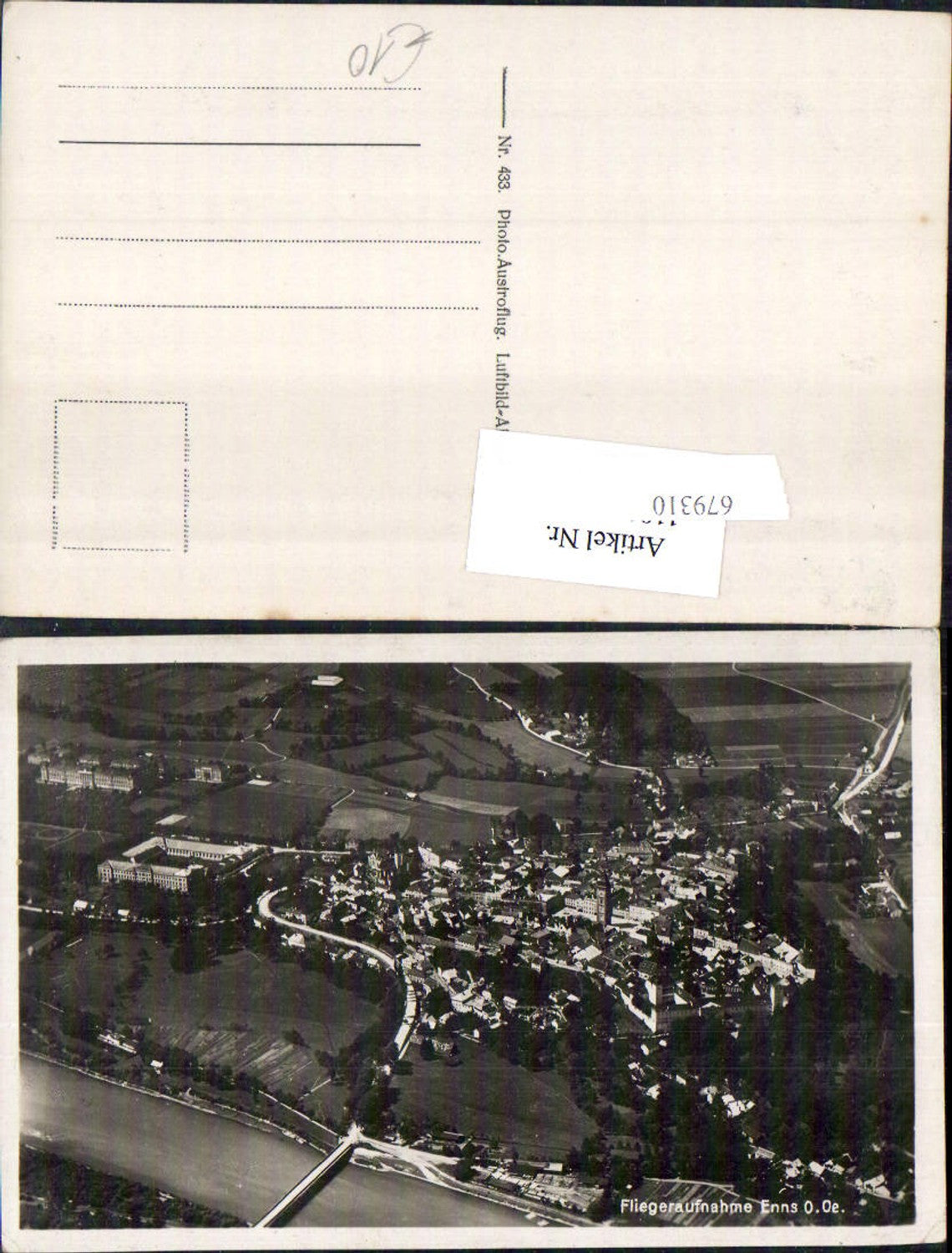 679310 Fliegeraufnahme Enns Oberösterreich Luftbild