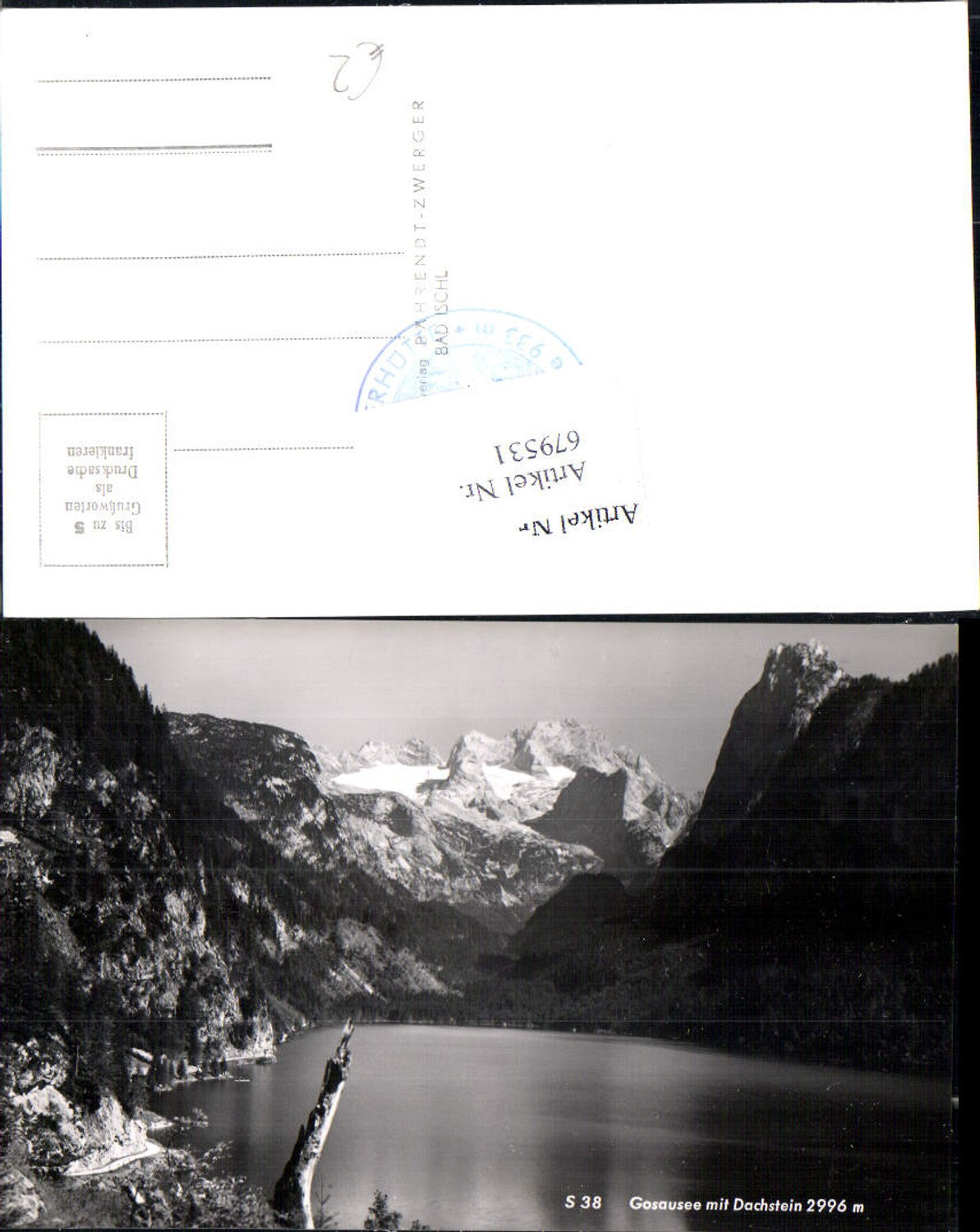 679531 Gosausee Gosau Dachstein Hallstatt