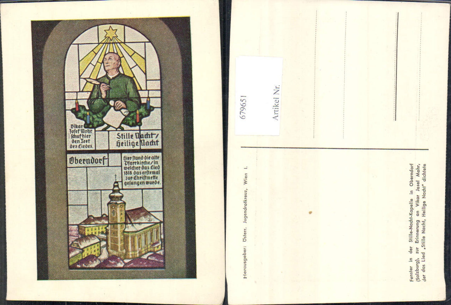 679651 Künstler AK Oberndorf Salzburg Jugendrotkreuz