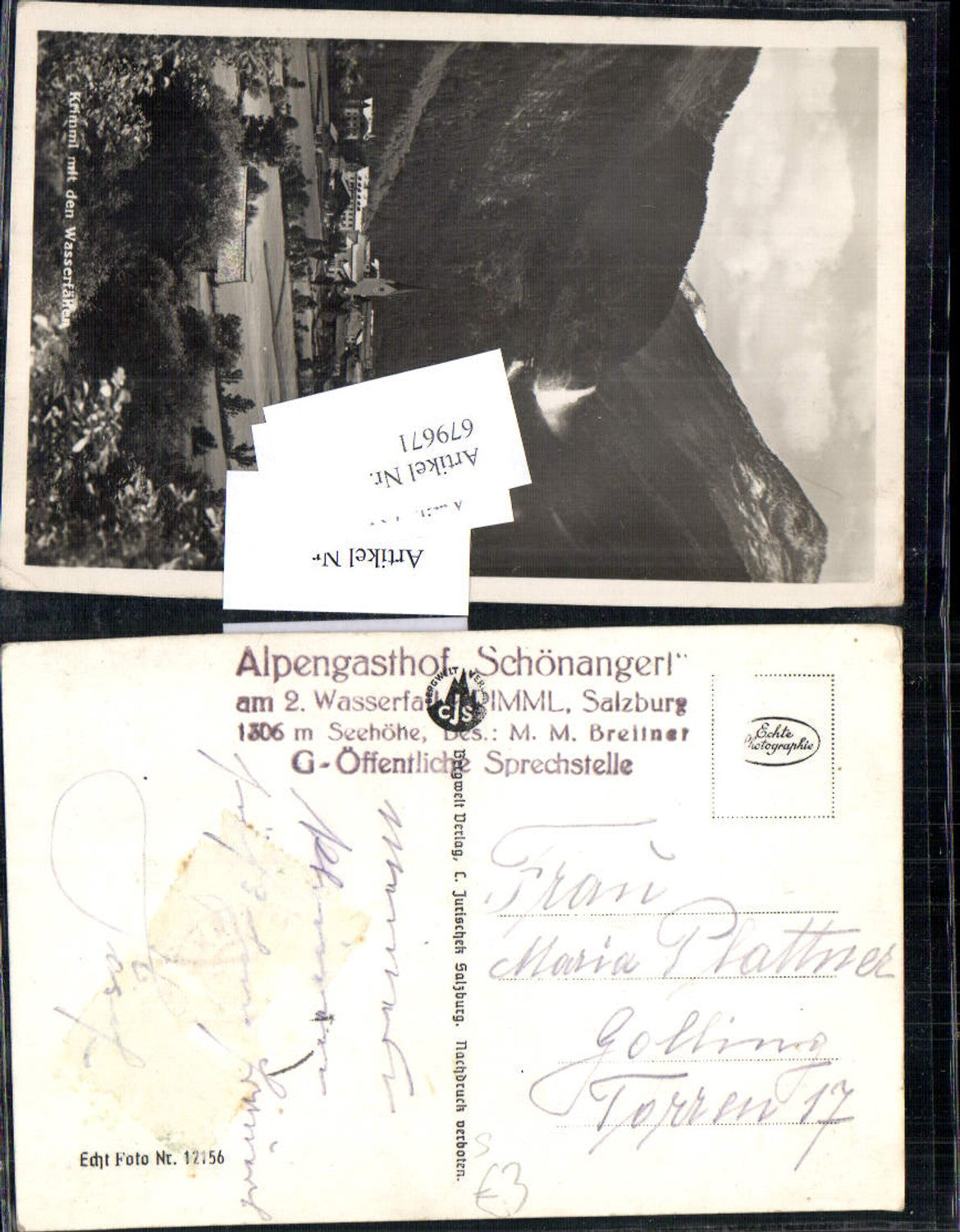Alte Ansichtskarte – Old Postcard