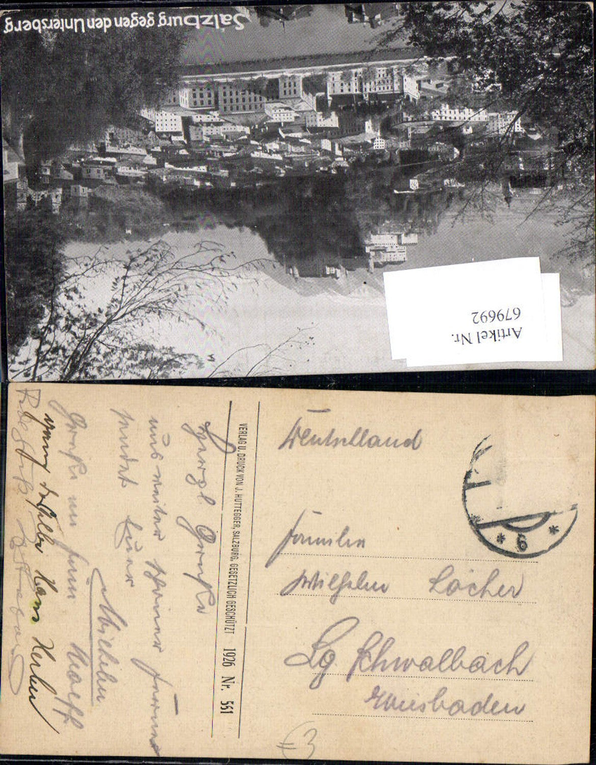 Alte Ansichtskarte – Old Postcard