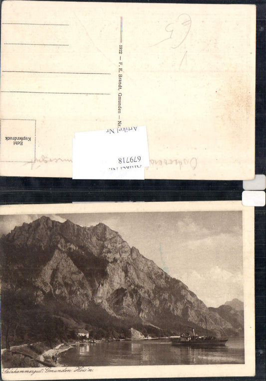 679718 Gmunden am Traunsee Dampfer Hoisn