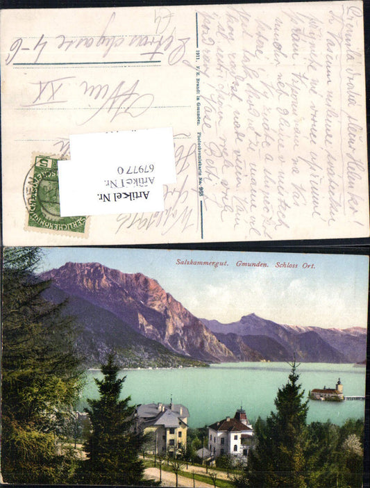 679770 Gmunden am Traunsee Schloss Ort Orth pub Brandt 968