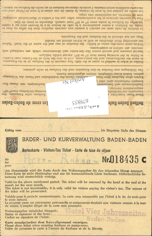 Alte Ansichtskarte – Old Postcard