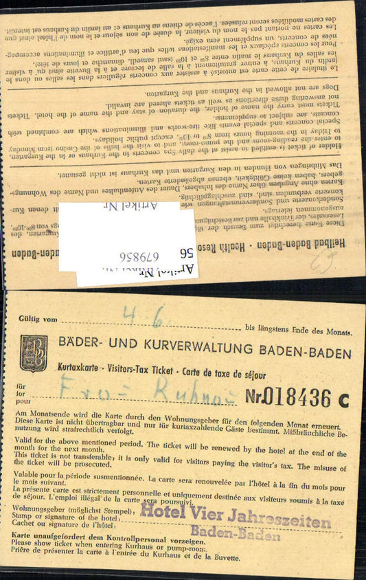 Alte Ansichtskarte – Old Postcard