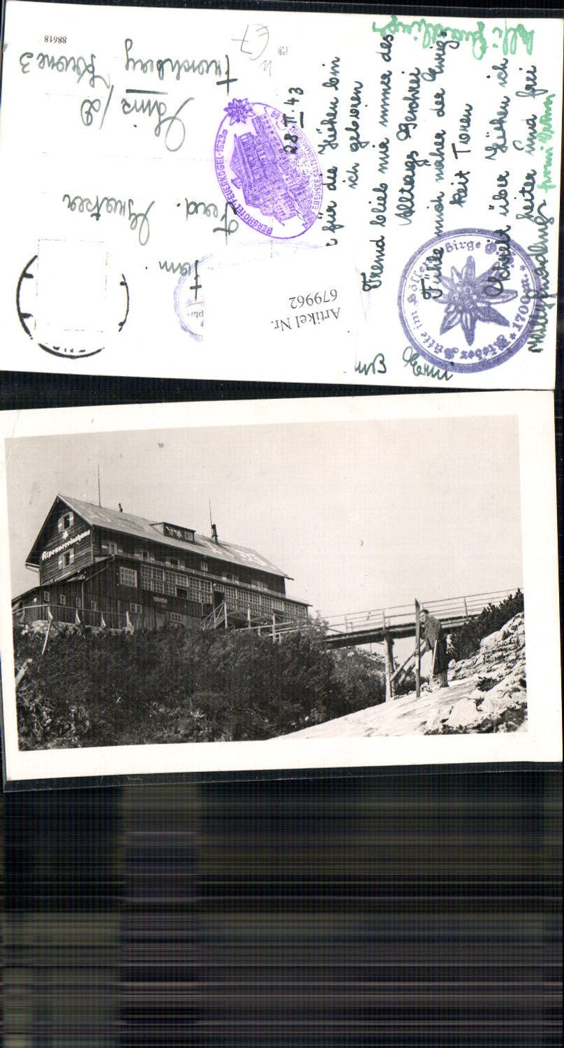 679962 Alpenvereinshaus Ebensee Traunsee Höllengebirge Gmunden Kranabethsattelhütte