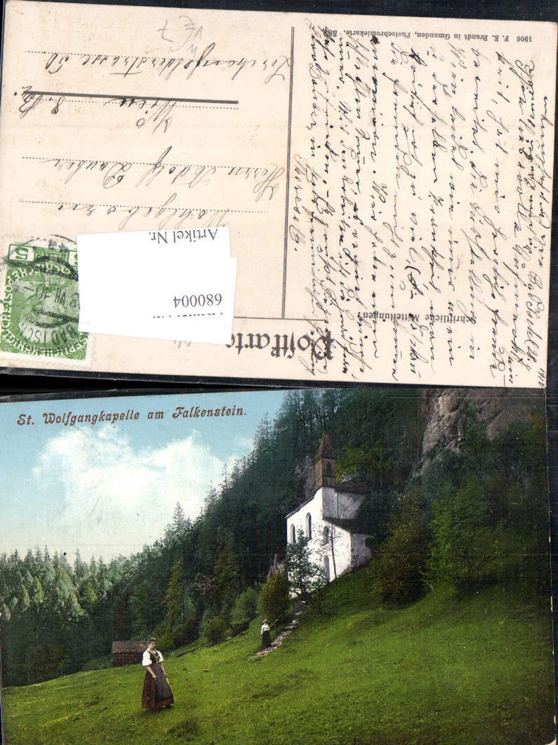 680004 St. Wolfgangkapelle am Falkenstein St. Gilgen St. Wolfgang pub Brandt 389