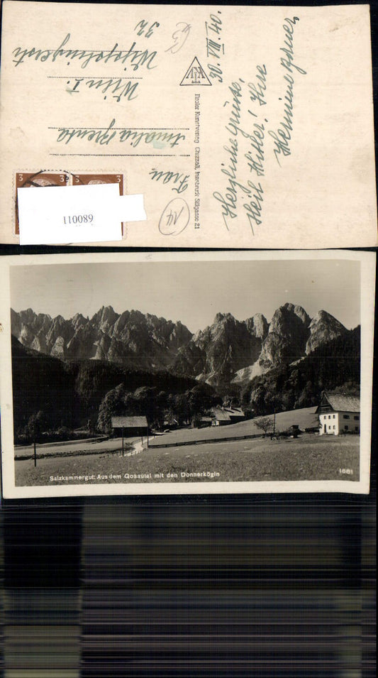 680011 Gosautal Gosau Hallstatt Donnerkögln