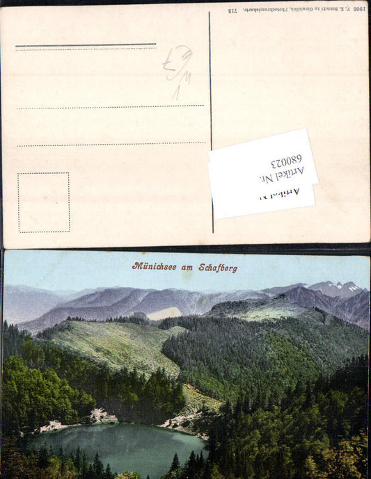 680023 Münichsee am Schafberg St. Wolfgang pub Brandt 713