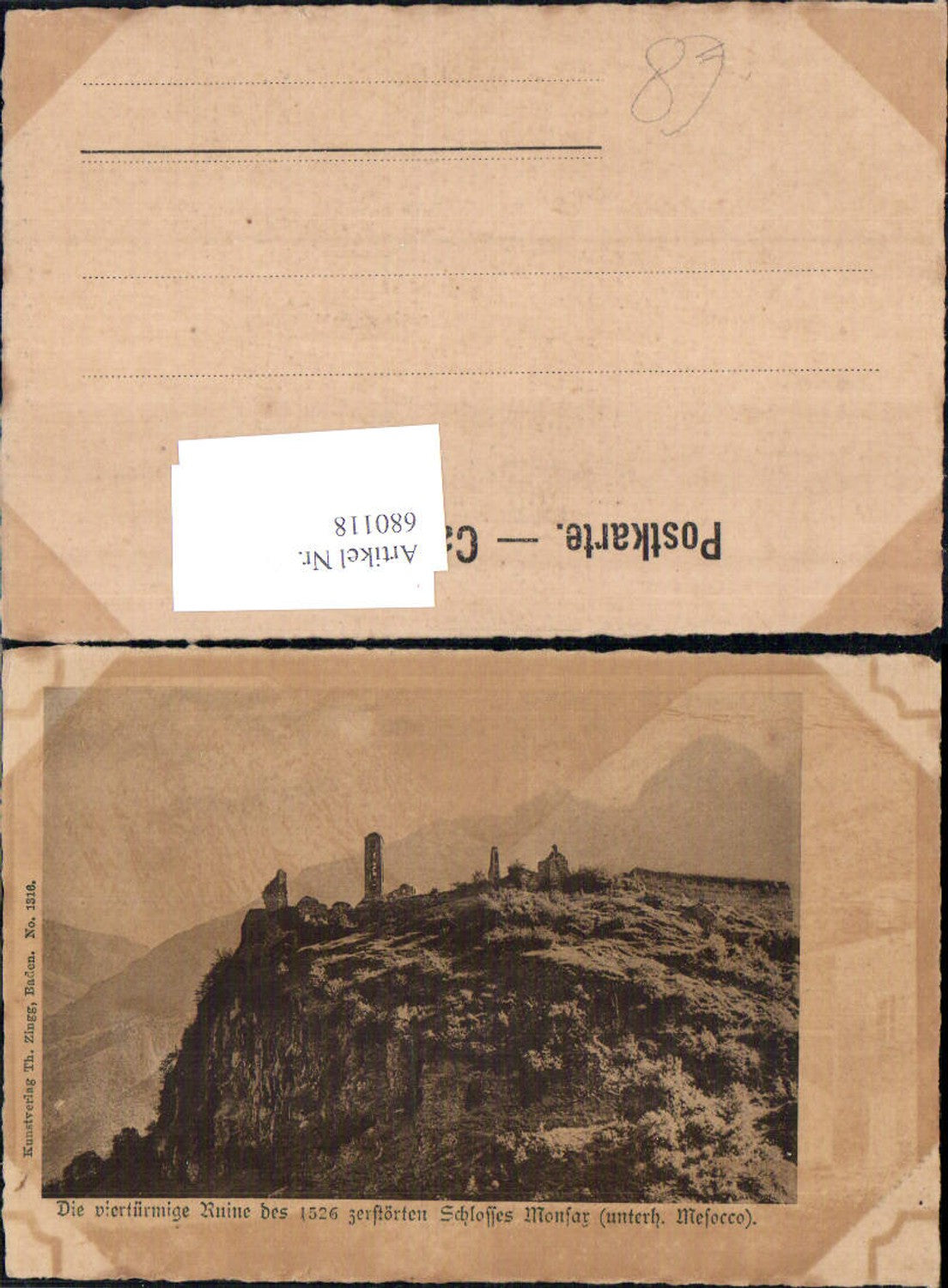 Alte Ansichtskarte – Old Postcard