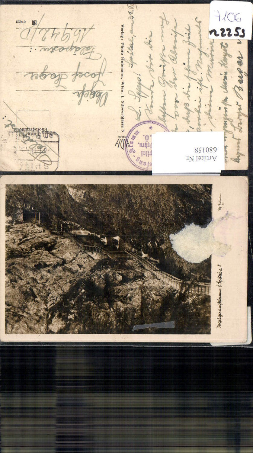 680158 Spital am Pyhrn Vogelsangklamm pub Foto Hubmann 52 Feldpost 16942/D